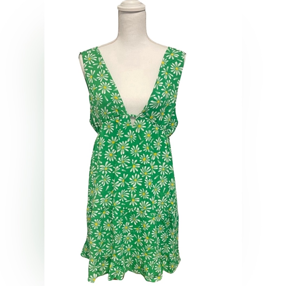 Ladies Sleeveless Floral Dress